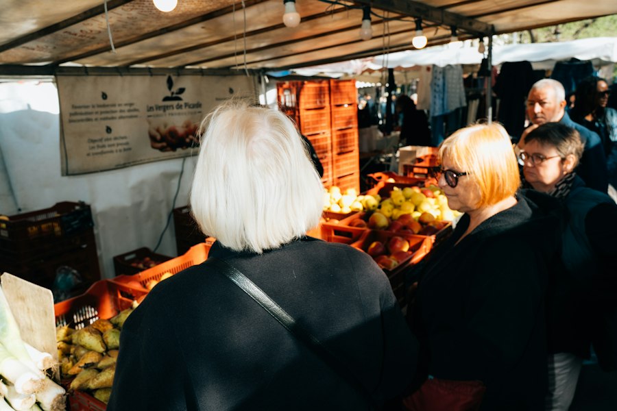 Photo supporting local producers