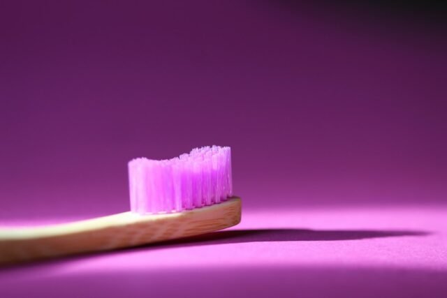 Photo proper tooth brushing techniques