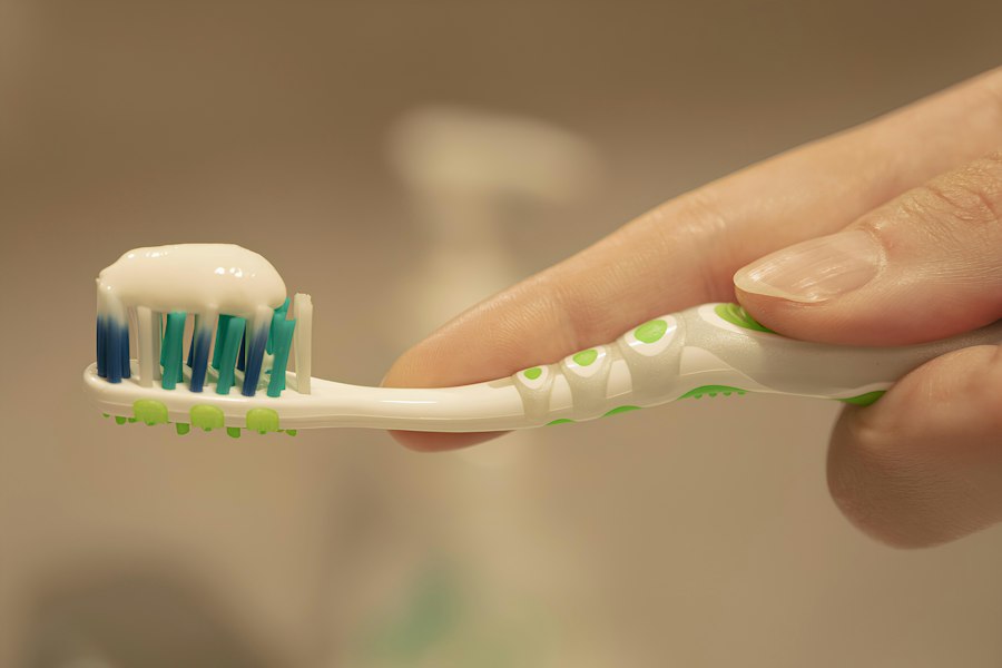 Photo proper tooth brushing techniques